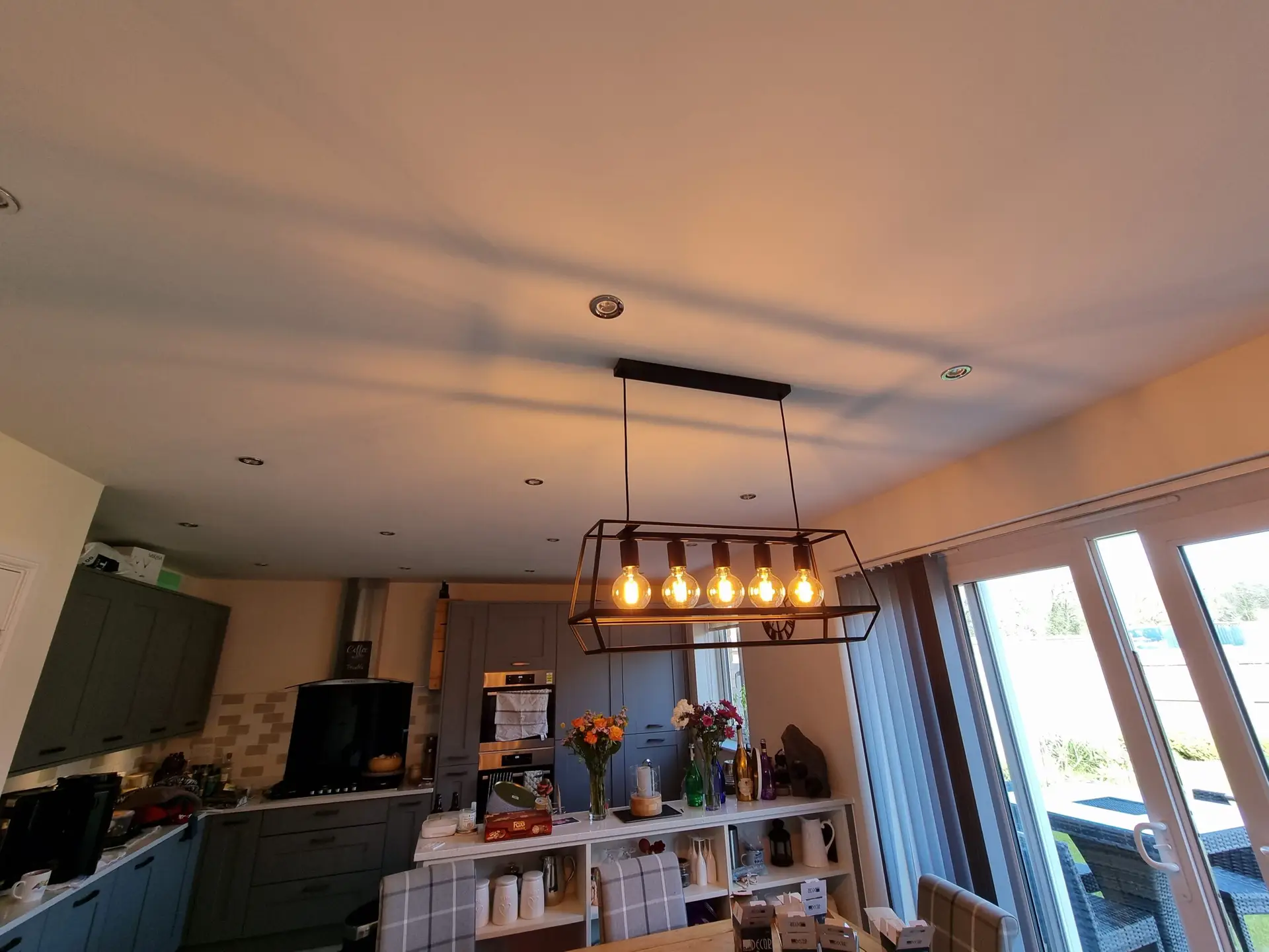Ceiling light installation completed by CAG Electrical Ltd