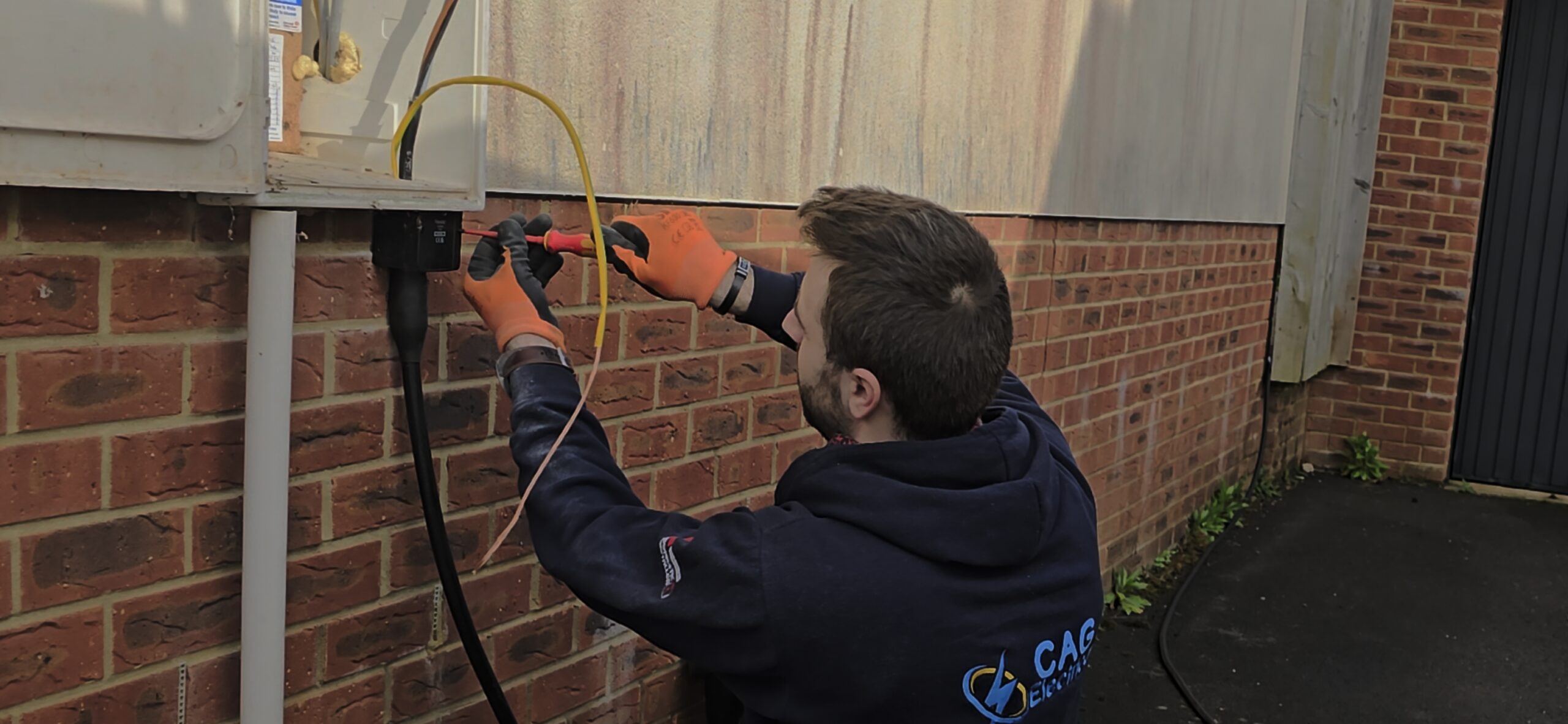 EV charger installation completed by CAG Electrical Ltd
