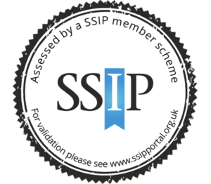 SSIP member scheme assessed logo for CAG Electrical Ltd